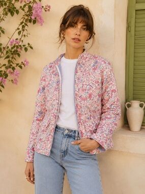 Bagatelle Floral Women's Jacket Large Like New